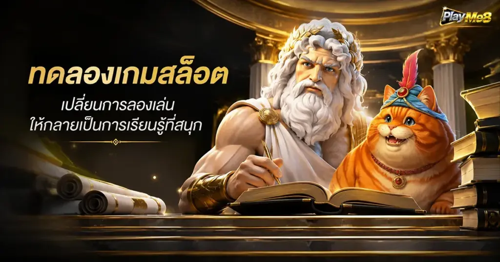 ทดลองเกมสล็อต เปลี่ยนการลองเล่นให้กลายเป็นการเรียนรู้ที่สนุก