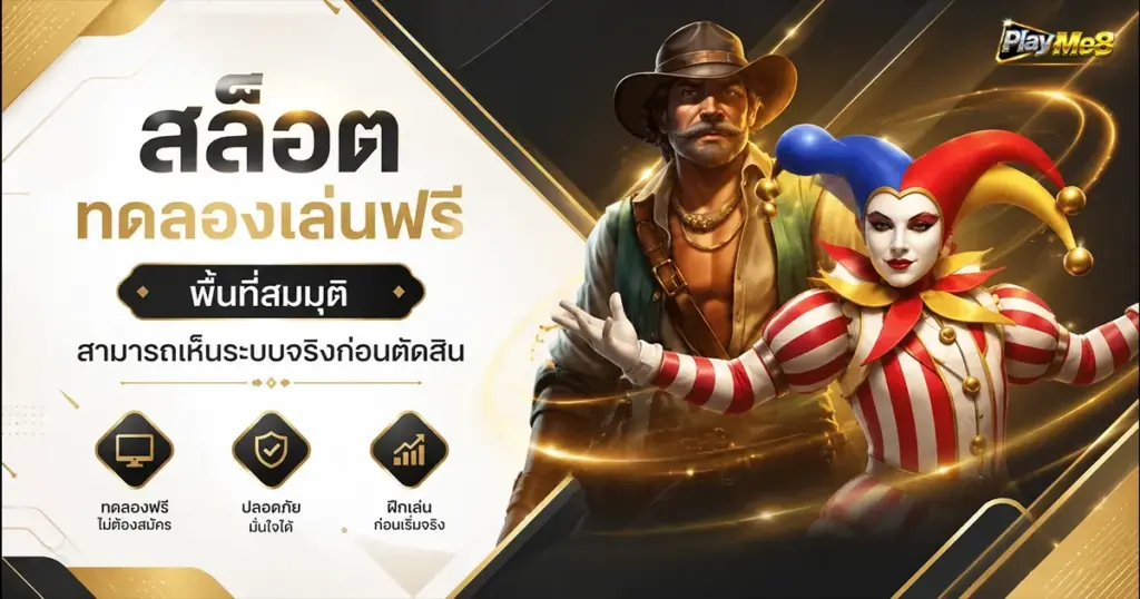 สล็อตทดลองเล่นฟรี พื้นที่สมมุติ สามารถเห็นระบบจริงก่อนตัดสิน