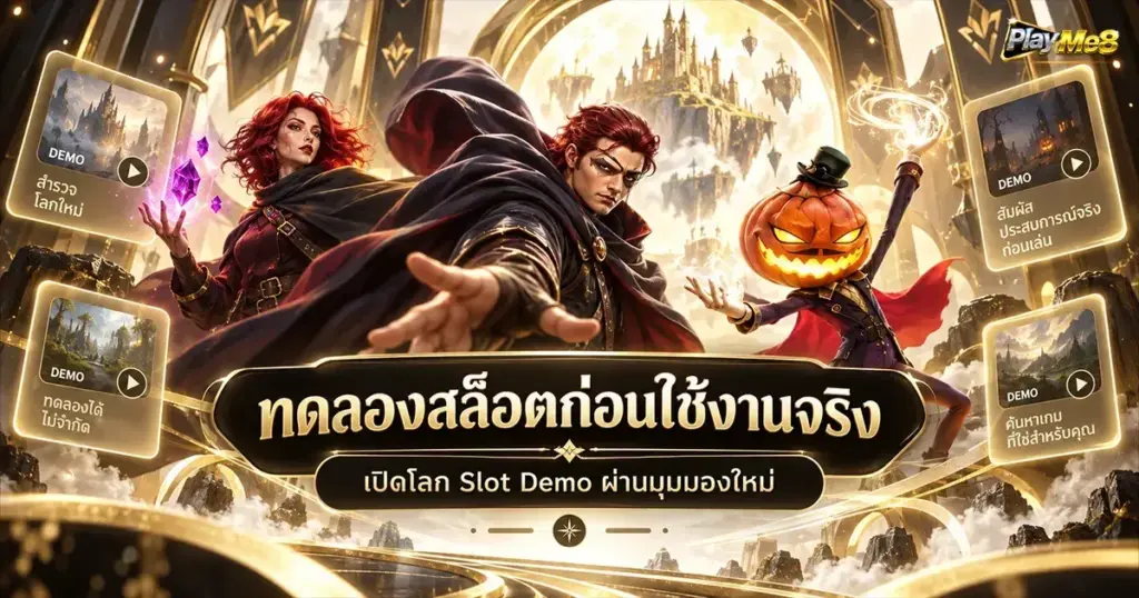 ทดลองสล็อตก่อนใช้งานจริง เปิดโลก Slot Demo ผ่านมุมมองใหม่