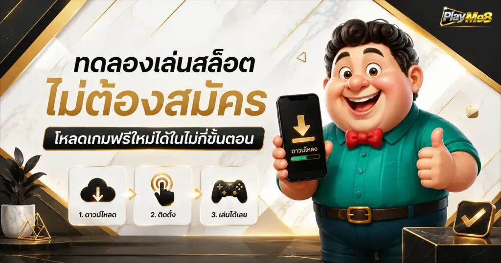 ทดลองเล่นสล็อตไม่ต้องสมัคร โหลดเกมฟรีใหม่ได้ในไม่กี่ขั้นตอน