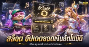 สล็อต อัปเดตยอดเงินอัตโนมัติ เปลี่ยนมุมมองใหม่ของแอปโหลดเกม